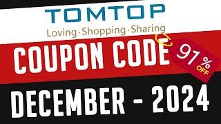 Tomtop Coupon Code 2024  2024  Updated Today Tomtop Promo Code 2024