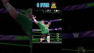 5 Star Zombie John Cena ‍️ vs 6 Star Zombie John Cena  In WWE Mayhem #wwemayhem #wwe #shorts