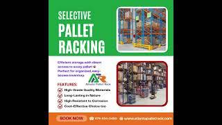 Maximizing Warehouse Space: Selective Pallet Racking by Atlanta Pallet Rack #palletracking