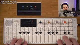 Trying to make beats on the op1 field