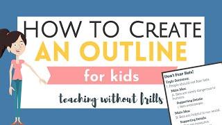 How to Create an Outline for Kids - Planning Your Writing