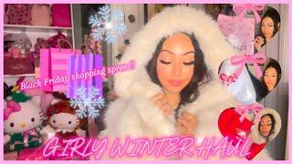 ️ HUGE GIRLY WINTER HAUL (2024) Tjmaxx Victoria Secret Forever 21 + more