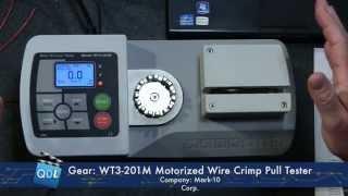 Tech Corner: Mark-10's Wire Crimp Pull Tester, model WT3-201M