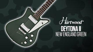 SOUNDCHECK Hartwood Deytona II Electric Guitar, New England Green w/ Ryan Keen | Gear4music Guitars