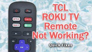 TCL Roku TV Remote Not Working? | No Pairing Button or Power Button/Volume Not Working?
