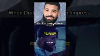 Drake tried to act bad man 