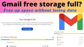 Gmail Storage FULL? Download and Delete data in MINUTES I FREE STORAGE in one click I Google Takeout