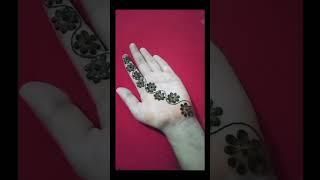 Easy trick mehndi design  for beginners #shorts #mehndi #youtubeshorts