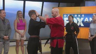 Self-defense demo with Dynamic Edge Martial Arts