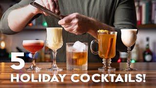 5 WINTER COCKTAILS to try this holiday season!