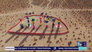 Could the Seven Magic Mountains be moved from Las Vegas desert?