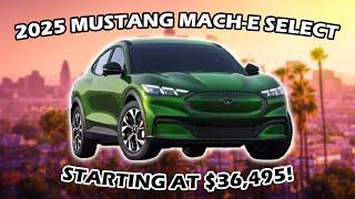 2025 Ford Mustang Mach-E Select - How to Order