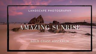 Landscape Photography/ Amazing sunrise Gold Coast Australia