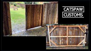 Building a Sliding Fence Gate