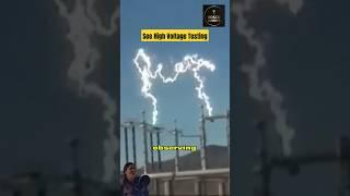  High Voltage Ground Fault Test  #shorts