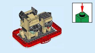 LEGO BrickHeadz 40440, Német juhász - építési útmutató