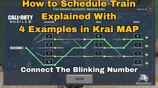 How to Schedule Train Explained With 4 Examples in Krai MAP Cod Mobile 2024