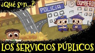 ¿Qué son LOS SERVICIOS PÚBLICOS? | Dibujos animados educativos