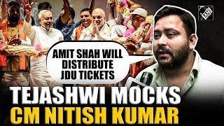 “JDU tickets will also be distributed by Amit Shah”: Tejashwi Yadav mocks CM Nitish| Bihar elections