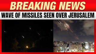 LIVE | IRAN ATTACK ISRAEL | Wave of missiles seen over Jerusalem  | NEWS9