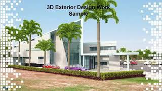 3D Exterior Design Services  Exterior 3D Rendering Services