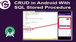 Complete CRUD Operations in Android Studio with SQL Stored Procedure | ProgrammingGeek