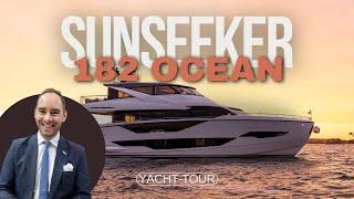 Neue exklusive Tour: 10 Millionen Pfund YACHT "Sunseeker 182 OCEAN"