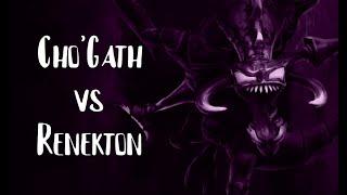 RANK 1 CHO'GATH WORLD VS RENEKTON | DESTROYING FUT STARSCREEN | Sakuritou