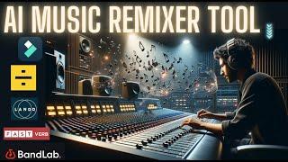 The Best 5 AI Music Remixer Tools|Audio Remix