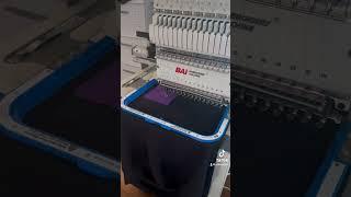 Appliqué Process on my Bai #embroidery machine. #tutorial #arikamade