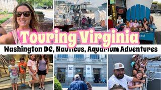 OUR FRIENDS FROM TEXAS ARE HERE! DOING ALL THE VIRGINIAN TOURIST THINGS  | BUSY MOM LIFE VLOG