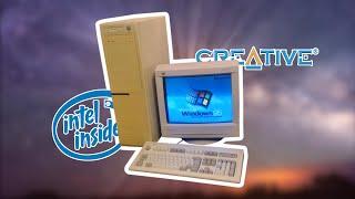 24 JAHRE ALTER PC vom SCHROTT mit Windows 95 und mehr!