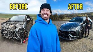 I REBUILT A WRECKED LAMBORGHINI URUS