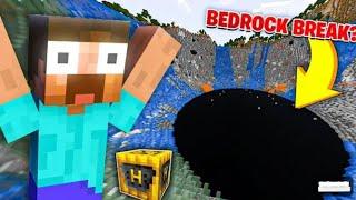 15+ TNT break the bedrock block  | Minecraft Bedrock TNT | #minecraft #video