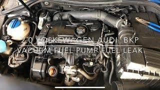 Volkswagen Passat BKP PD how to replace vacuum fuel pump gasket (2006)