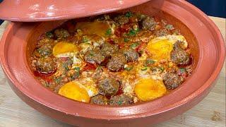 RECETTE SPÉCIALE RAMADAN : LE TAJINE DE KEFTA AUX ŒUFS  EXPRESS ET SAVOUREUX // CATALOGUE CARREFOUR