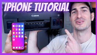 How to Print from an iPhone to Canon Printer (or iPad, (same process))