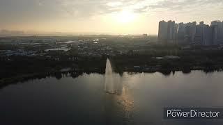 KOREA DRONE KING  -  KOREA CITY VIEW LAKE PARK WITH MUSIC 1080P