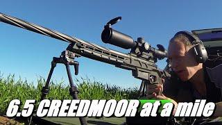 6.5 Creedmoor at a mile (5 shots)