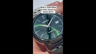 Mean, Green, Seiko machine! 