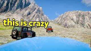 Driving Up The Tallest Mountain In BeamNG