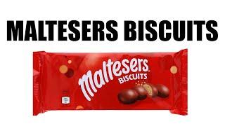 Maltesers Biscuits Milk Chocolate Unboxing