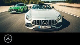 JP Kraemer erlebt sein grünes Wunder: Mercedes-AMG GT R und GT C Roadster auf der Rennstrecke