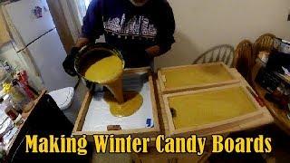 Feeding Bees in Winter -   Making Candy Boards