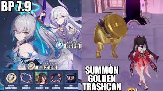 Honkai Impact 3 7.9   : BATTLE PASS 7.9 + Summon Golden Trashcan in Elysia Realm