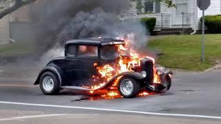 When Hot Rods Crash and Burn   it's a sad day ~ Hot Rod Fails