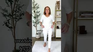 Petite Friendly No Hem Pants #petitestyle #fashionover40 #petite #fashionover40 #fashionover50