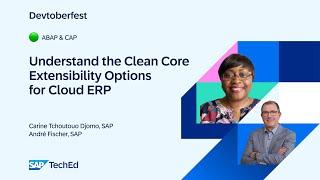 🟢 Understand the clean core extensibility options for Cloud ERP