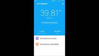 eski xiaomi veri kullanımı kısıtlama mobil internet veri sınırlama yeni video bitiş kısmında