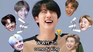 WWH Jin making bts laugh / try not to laugh